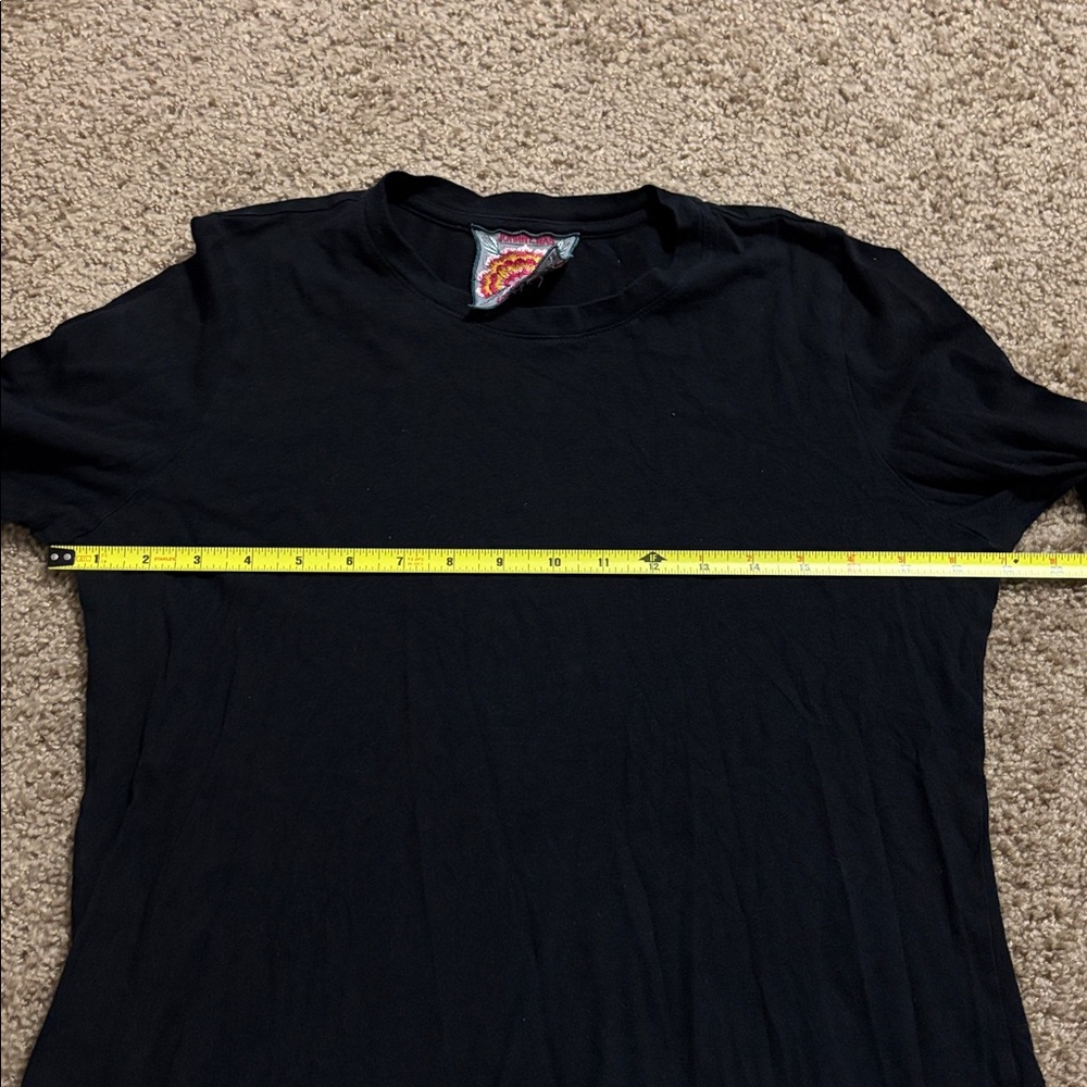Johnny Was Black Long Sleeve Crew Neck Knit Top Size Medium / Large - Picture 6 of 7